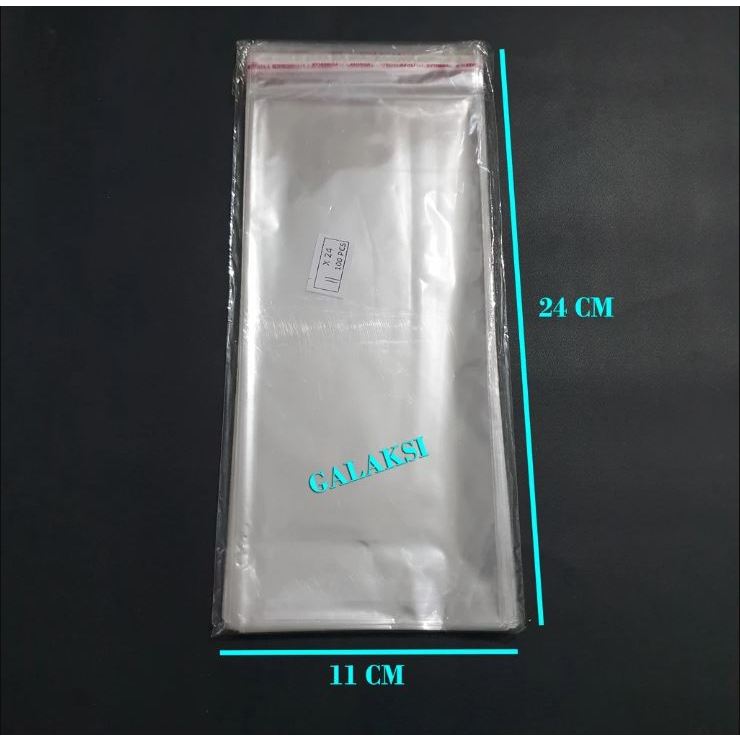 พลาสติก OPP SEAL INVITATION 11X24 CM [PACK/100 LBR]