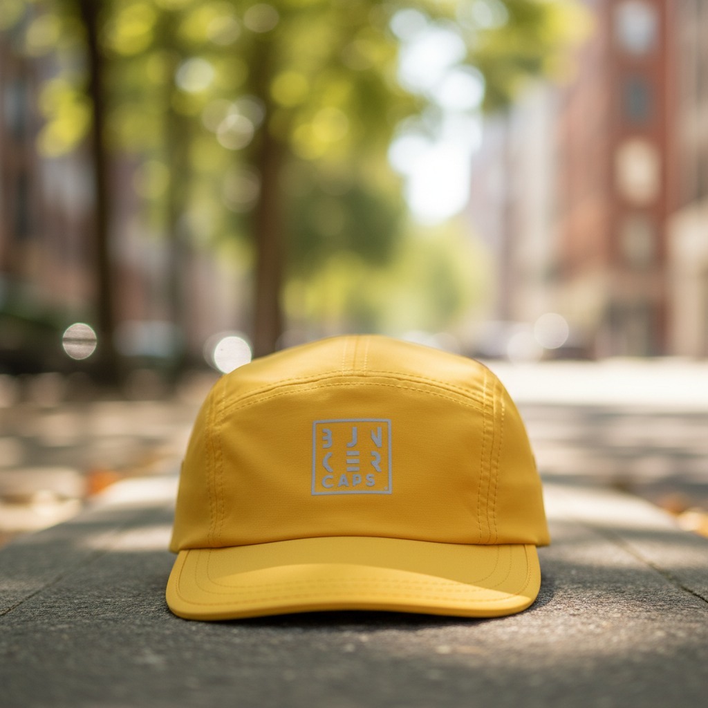 [Bundle Caps / Mustard] หมวกวิ่ง หมวกปั่นจักรยานกีฬากลางแจ้ง Unisex วัสดุร่มชูชีพระดับพรีเมียม กันน้