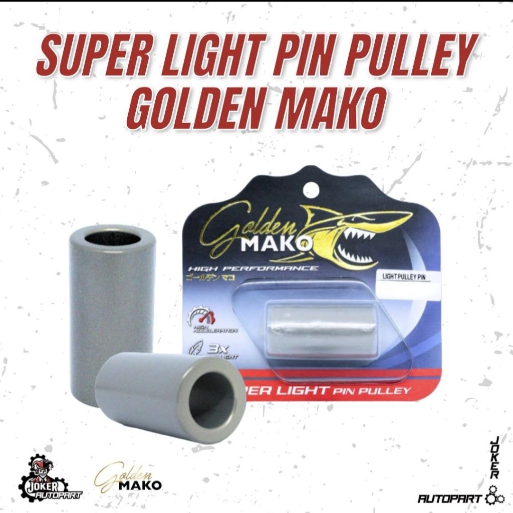 Superlight Pin Pulley Mio Karbu Sporty Smile Fino Karbu Mio Soul Bushing Pin Pulley Golden Mako 5TL