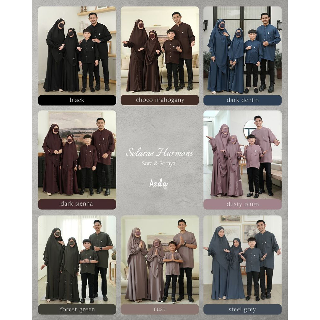 Selaras Harmony Sora & Soraya Series by Azda Hijab