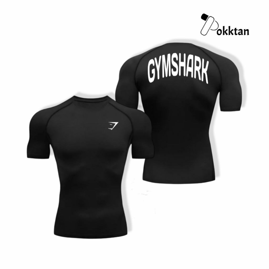 เสื้อยืดสั่งทํา Gymshark Power Fon/ เสื้อยืด Gymshark/ เสื้อยืดกีฬาตัวอักษร Gymshark