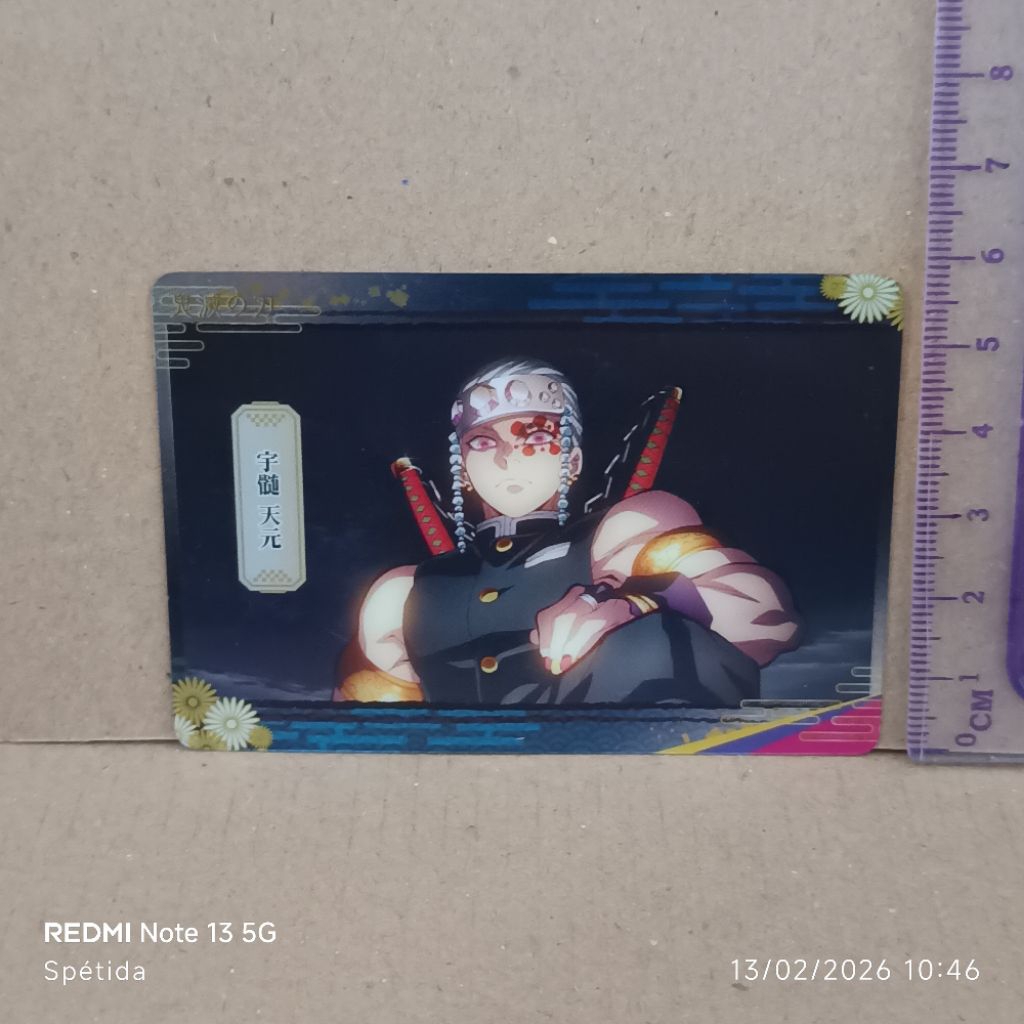 Uzui Tengen Card Demon Slayer: Kimetsu No Yaiba Yukaku-Hen