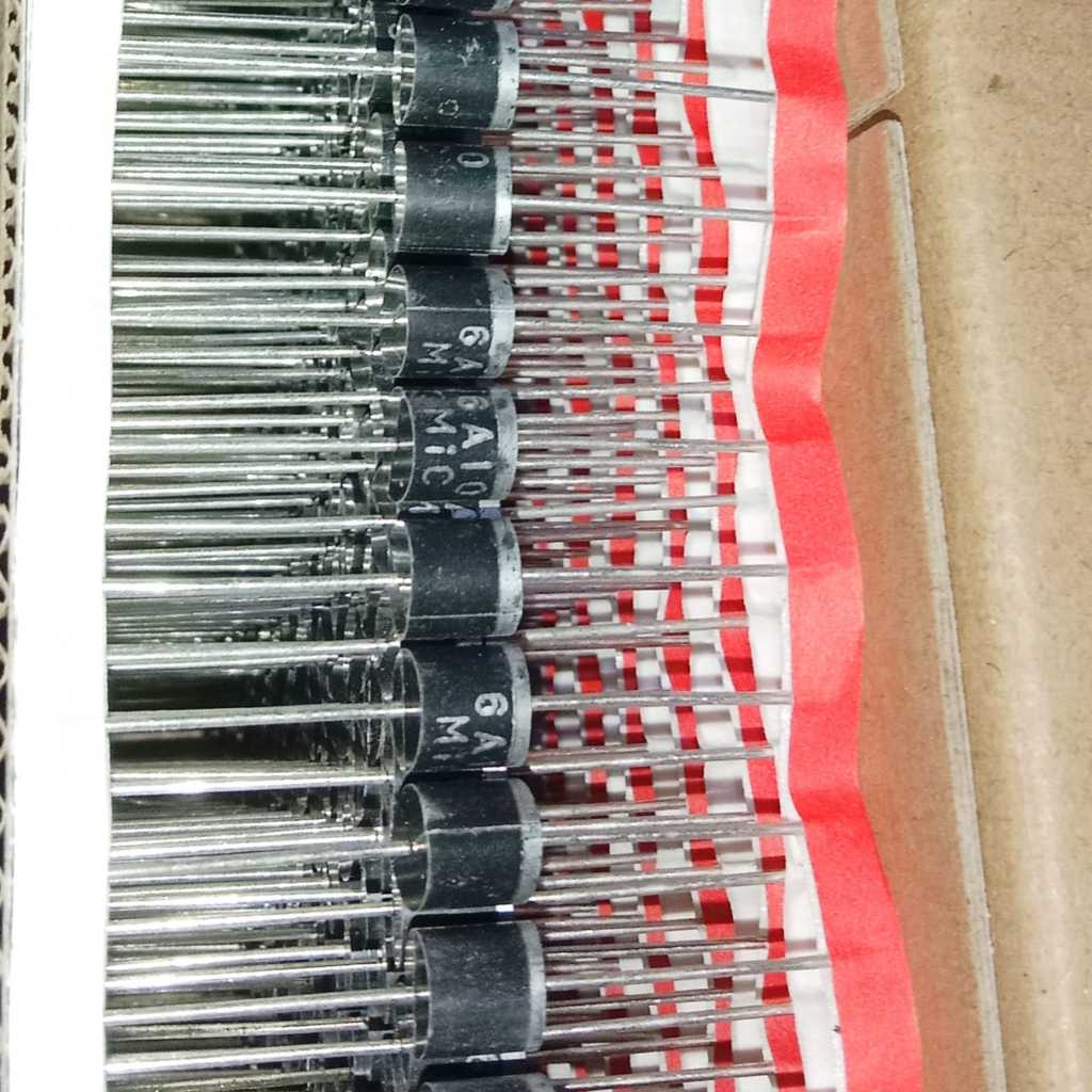 MIC 6a10 ไดโอด 6a10 ไดโอด 6a 1000v RECTIFIER 6 CAMPER 1000 V