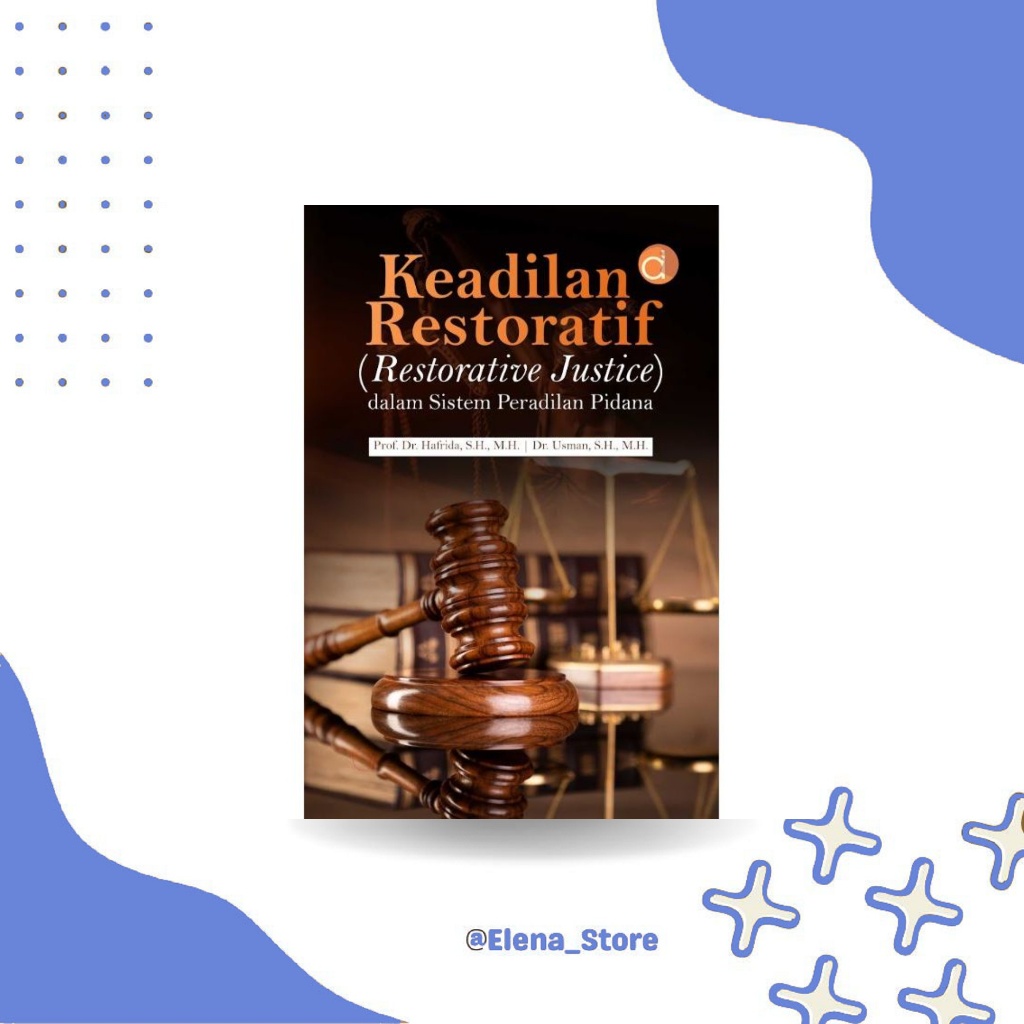 [DP09799A] Restorative Justice Book ในระบบความยุติธรรมของอาญา Deepublish
