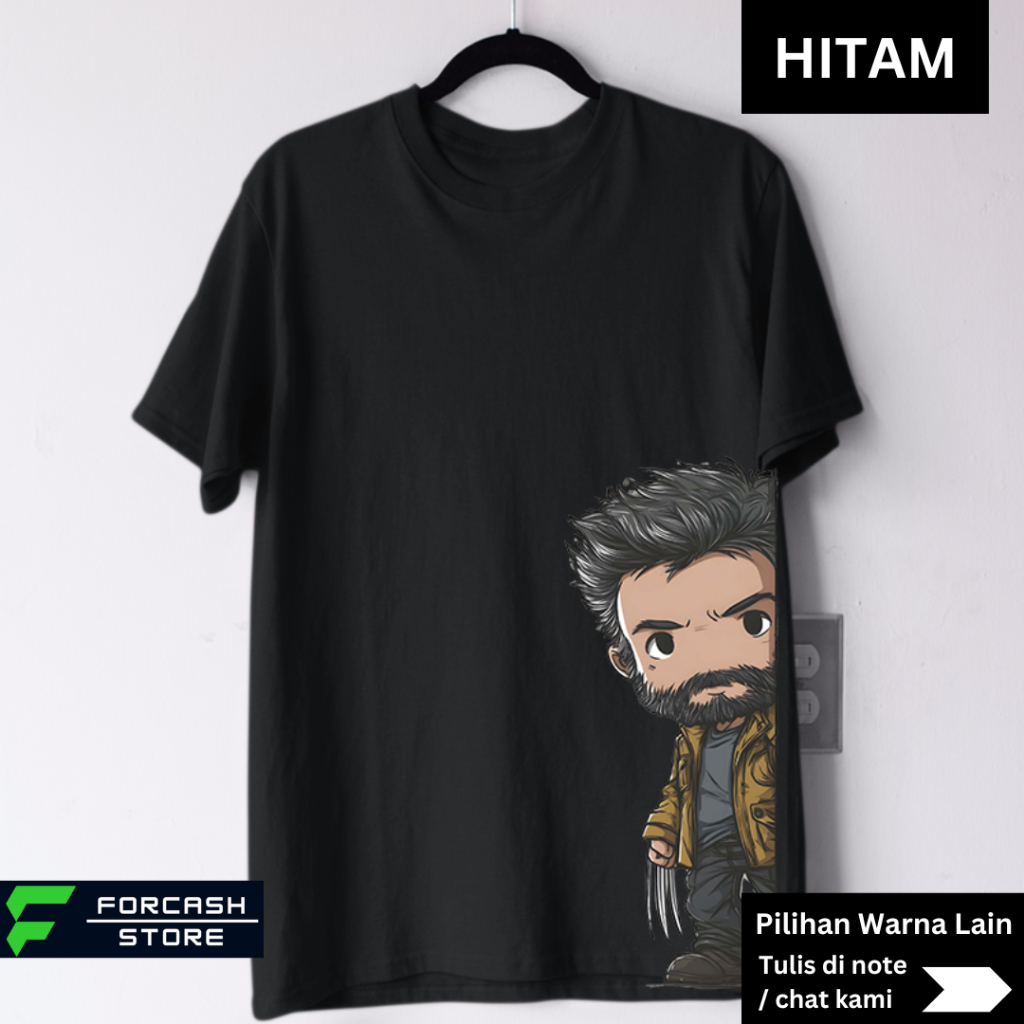 Wolverine Superhero T-Shirt Big Size Jumbo T-Shirt Size S - 7XL Premium T-Shirt Ready T-Shirt สําหรั