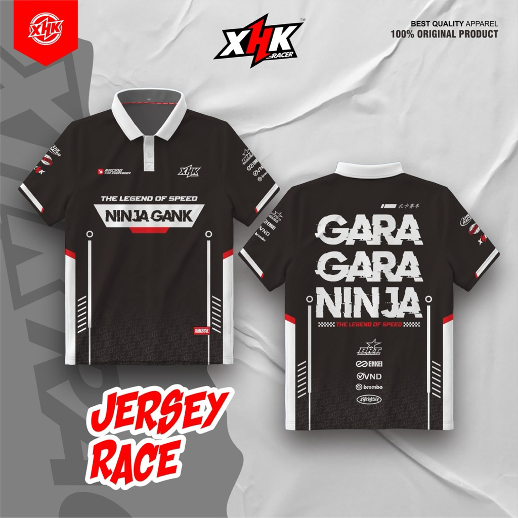 020 - Original GARA GARA NINJA XHK RACER High Premium Quality Unisex Jersey