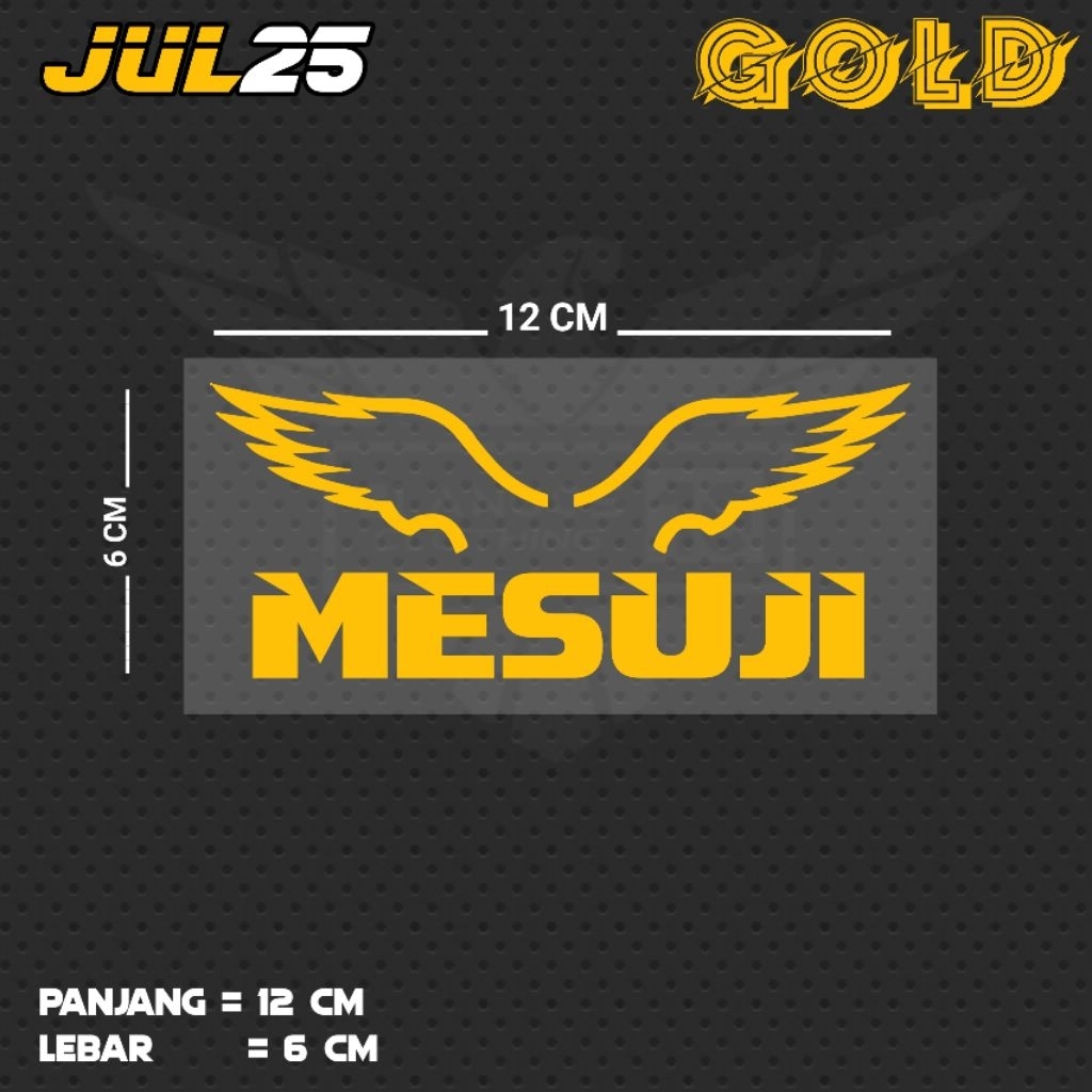 MESUJI / JUL25 LMPG CUTTING STICKER