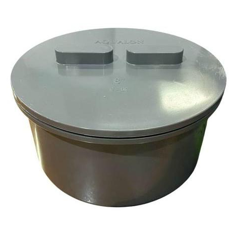 CLEAN OUT 8" INCH 4 INCH DIG D DV clean out 8 นิ้ว 4 นิ้ว Aqualon PVC Sepic Tank Cover SAPTANK PIPE 