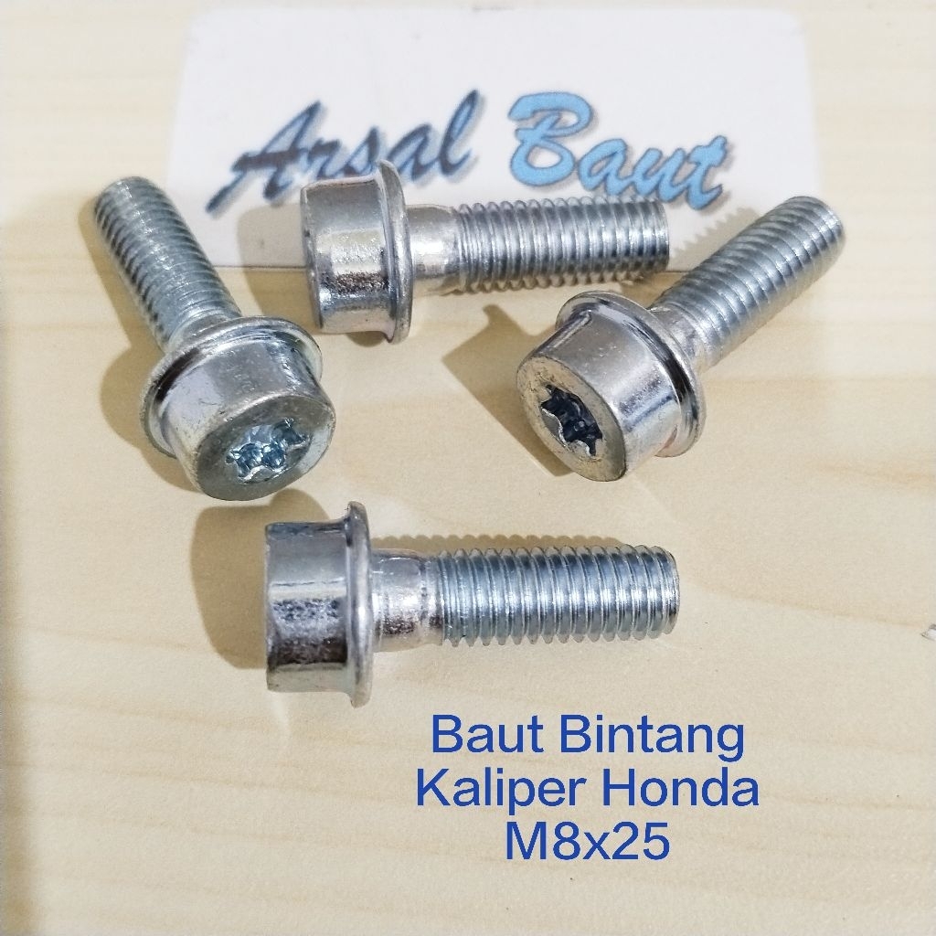 Honda M8x25 L/Torx Caliper Star Bolt [ราคา/ชิ้น]