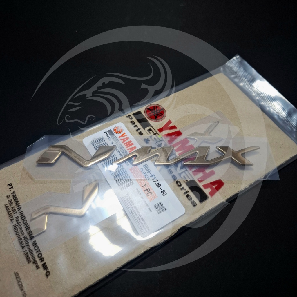 โลโก้สัญลักษณ์ 3D Yamaha All New N-max Nmax 2021-2024 Original YGP B6H-F173B-80