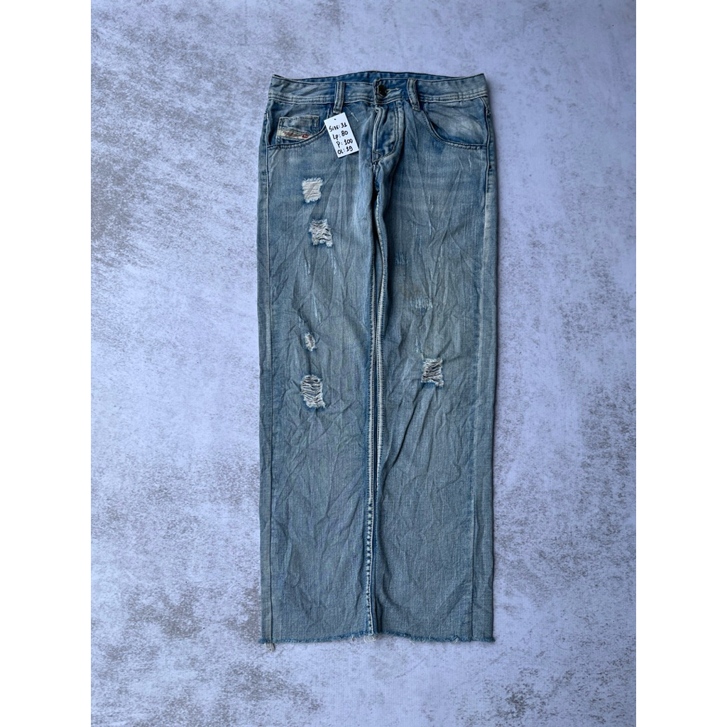 INDUSTRY DIESEL PANTS RIPPED JEANS SECOND