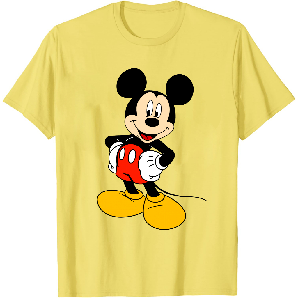 เสื้อยืด Disney Classic Mickey Mouse Pose – Vintage 90s เสื้อ Retro สําหรับผู้ชายและผู้หญิง Unisex C