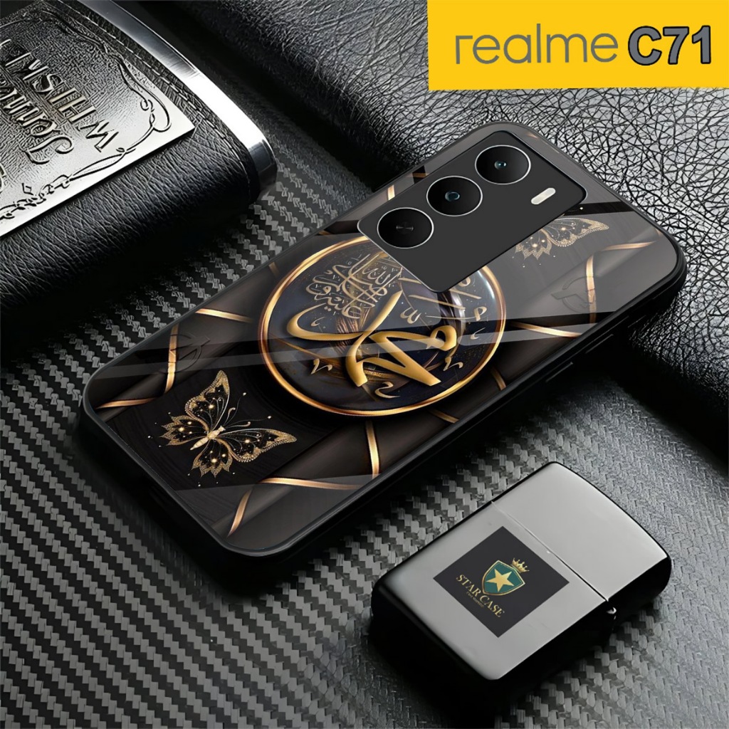 HP Glossy Shiny Glass Softcase สําหรับ REALME C71 4G 2025 ใหม่ - เคสโทรศัพท์เงาเงาประเภท REALME C71 
