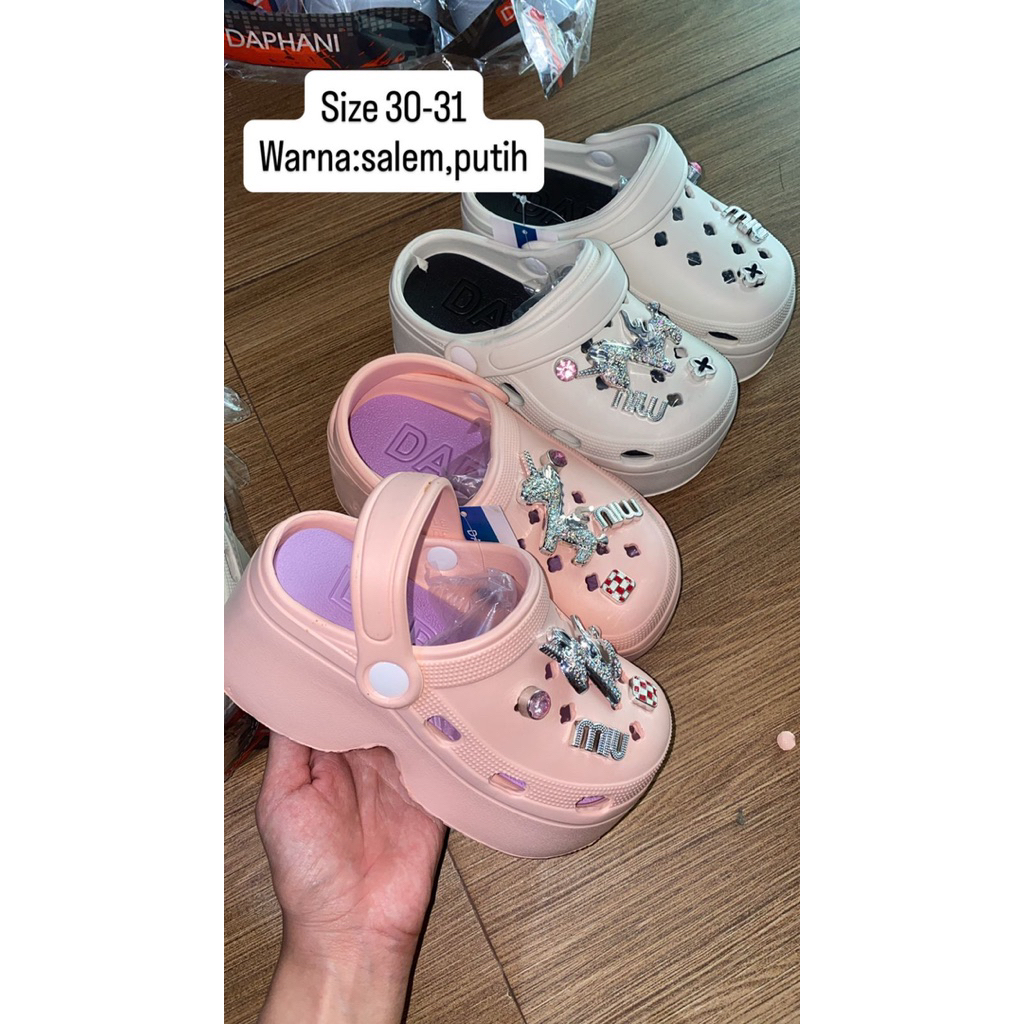 Crocsks สําหรับเด็ก Unicorn crocks สําหรับเด็ก