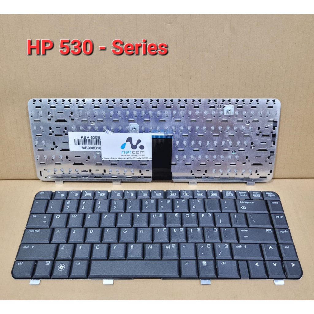 HP Compaq 510 530 / HP510 HP530 Series CQ510 คีย์บอร์ดสีดํา | BOLT 2
