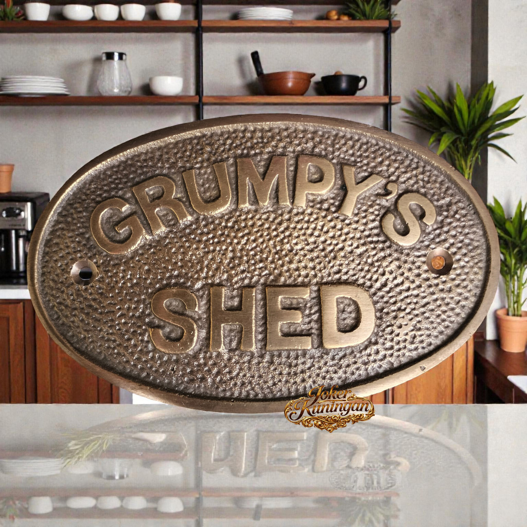 Grumpys Shed Sign โปสเตอร์ตกแต่งผนัง Grumpys Shed