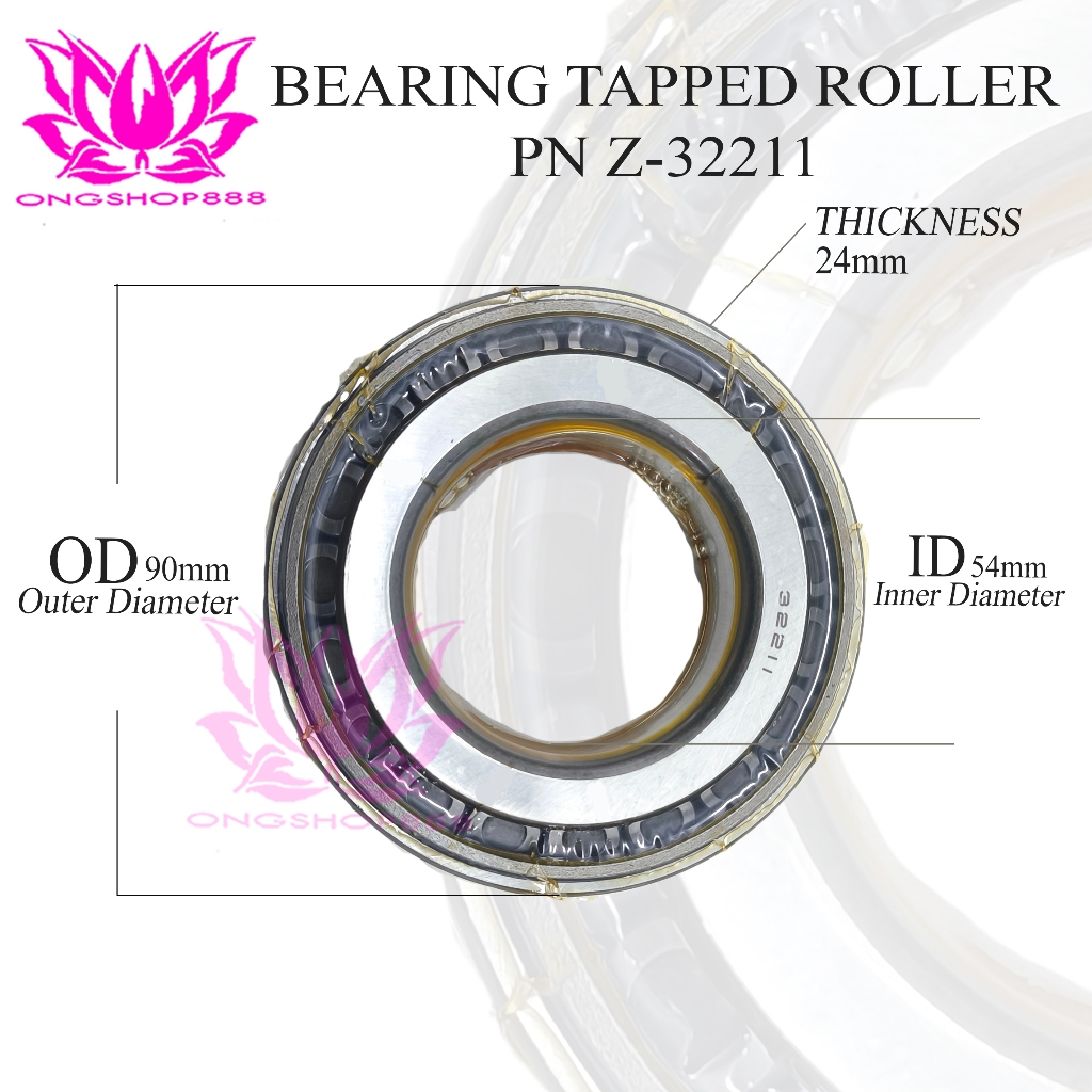 Bearing Tapped Roller Part Number Z-32211 สําหรับรถยก