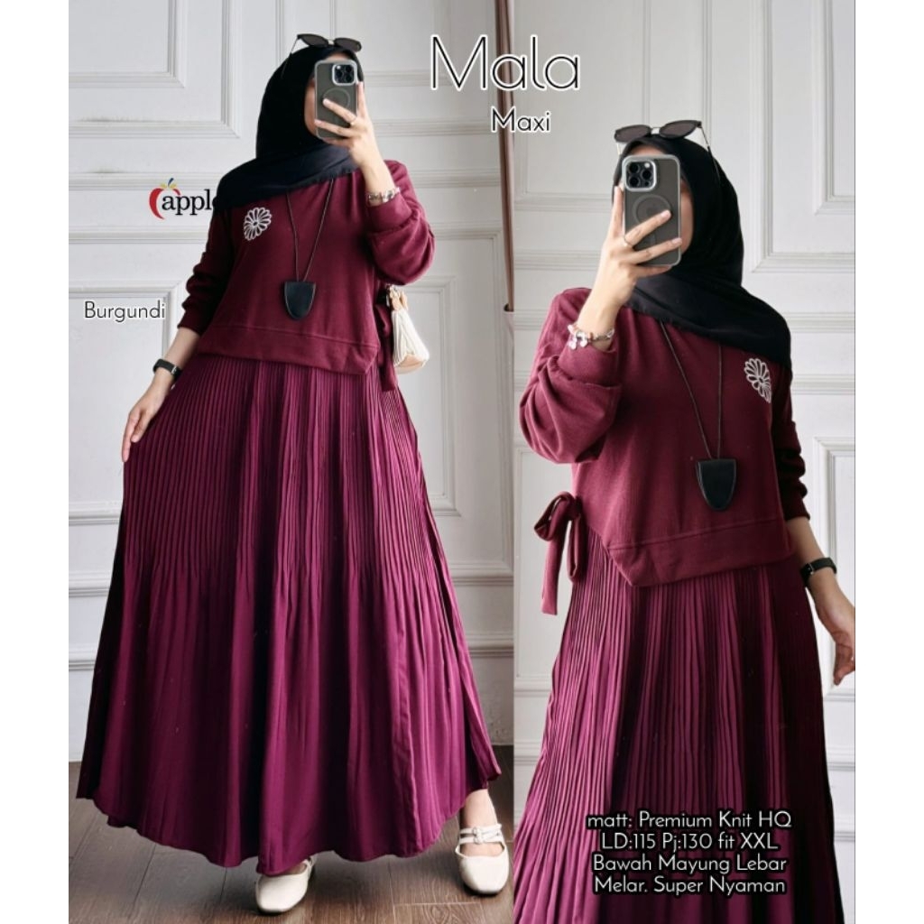 MALA MAXY DRESS DAILY | MATT KNIT PREMIUM BY APPLE