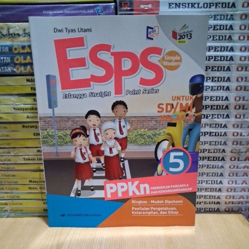 หนังสือ PPKn ดั้งเดิม PANCASILA และ CITIZENSHIP EDUCATION SD MI Class 5 K13 REVISED RALANGGA