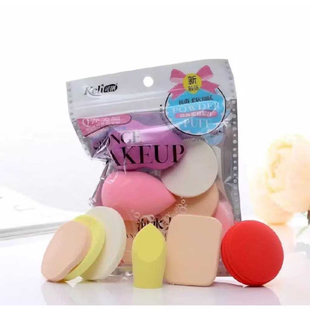 Beauty Blender H88 ฟองน้ําบรรจุ 6 ฟองน้ํา