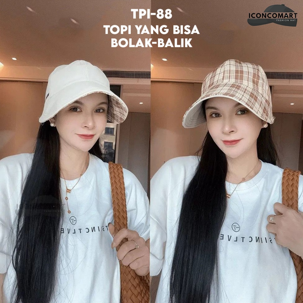 MODERN Style Cool ANTI-UV Protection FASHION Hat/KOREAN LOOK HALF VISOR BUCKET Hat - TPI-86/TPI-88/T