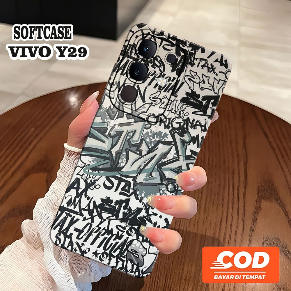 HP เคส VIVO Y29 4G รุ่นล่าสุด - เคสป้องกันโทรศัพท์ - เคส VIVO แบบยืดหยุ่น - การป้องกันกล้อง - เคสแฟช