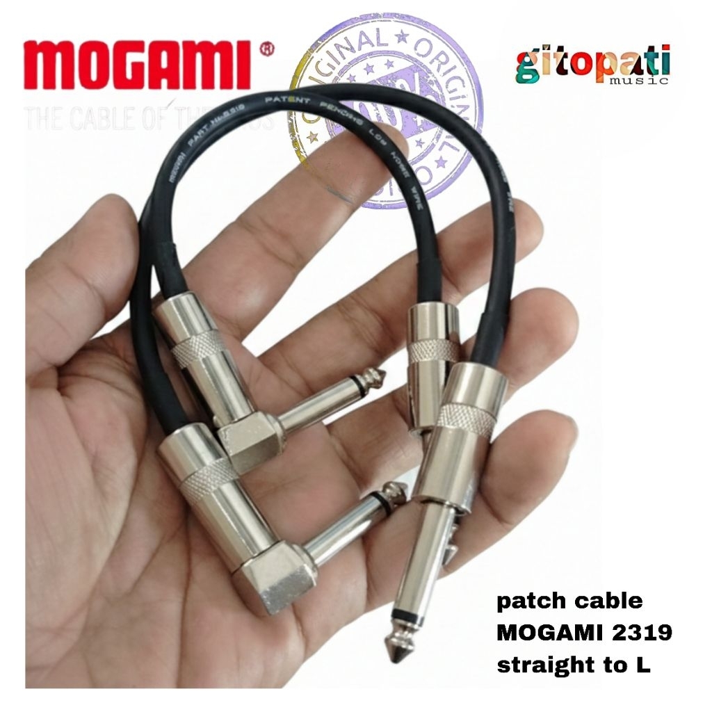 Mogami 2319 Straight to L Effect Jumper Cable - Tin Cardas Audio