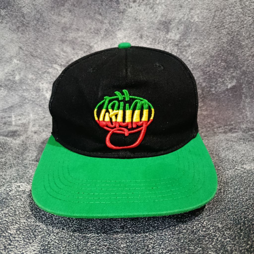 MERAH HIJAU Digidegu WRUNG หมวก Snapback สีแดง เหลือง เขียว ปักตรา