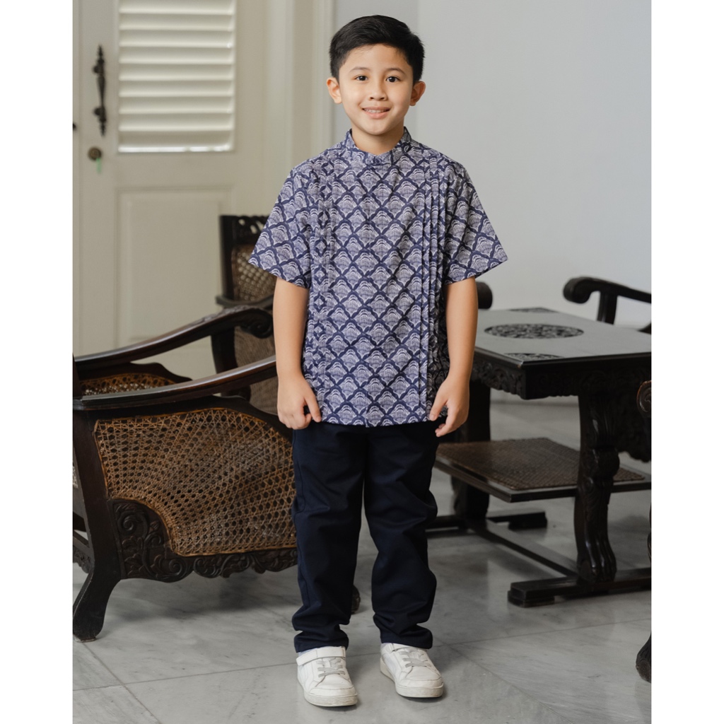 KEMEJA LEWIS EMMA - เสื้อ Zion (6 เดือน-14 ปี) เสื้อเด็กชาย / เสื้อเด็ก Kok