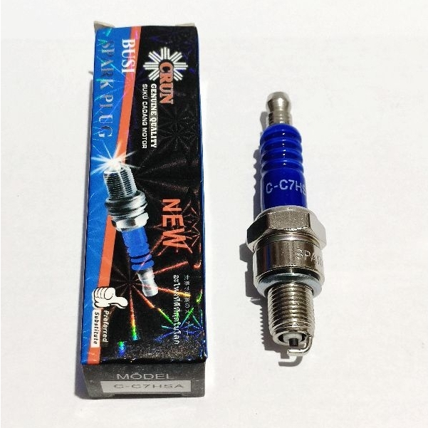 หัวเทียน Crun C7HSA Grand Supra C7HSA หัวเทียนรถจักรยานยนต์