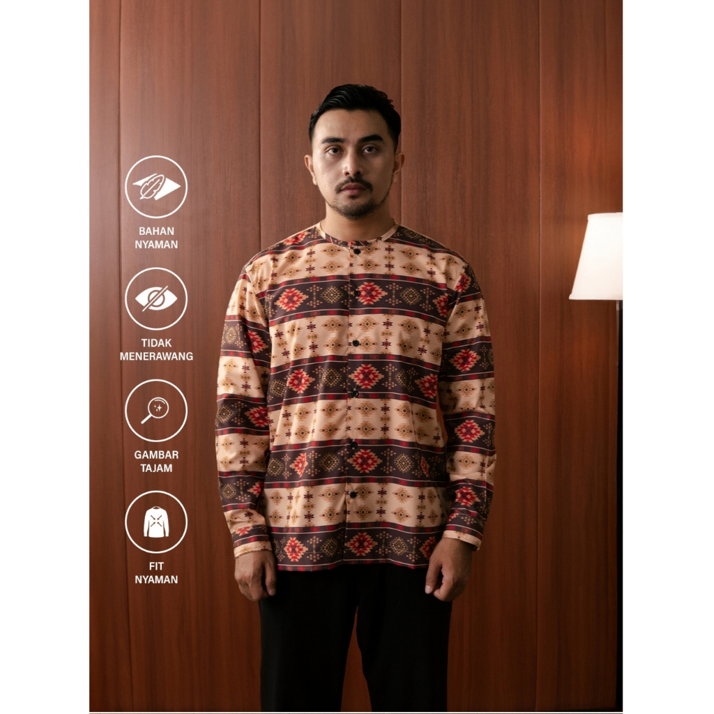 KEMEJA Ancher x Lakive | Unity Unity Unity Unity | เสื้อพิมพ์ลาย