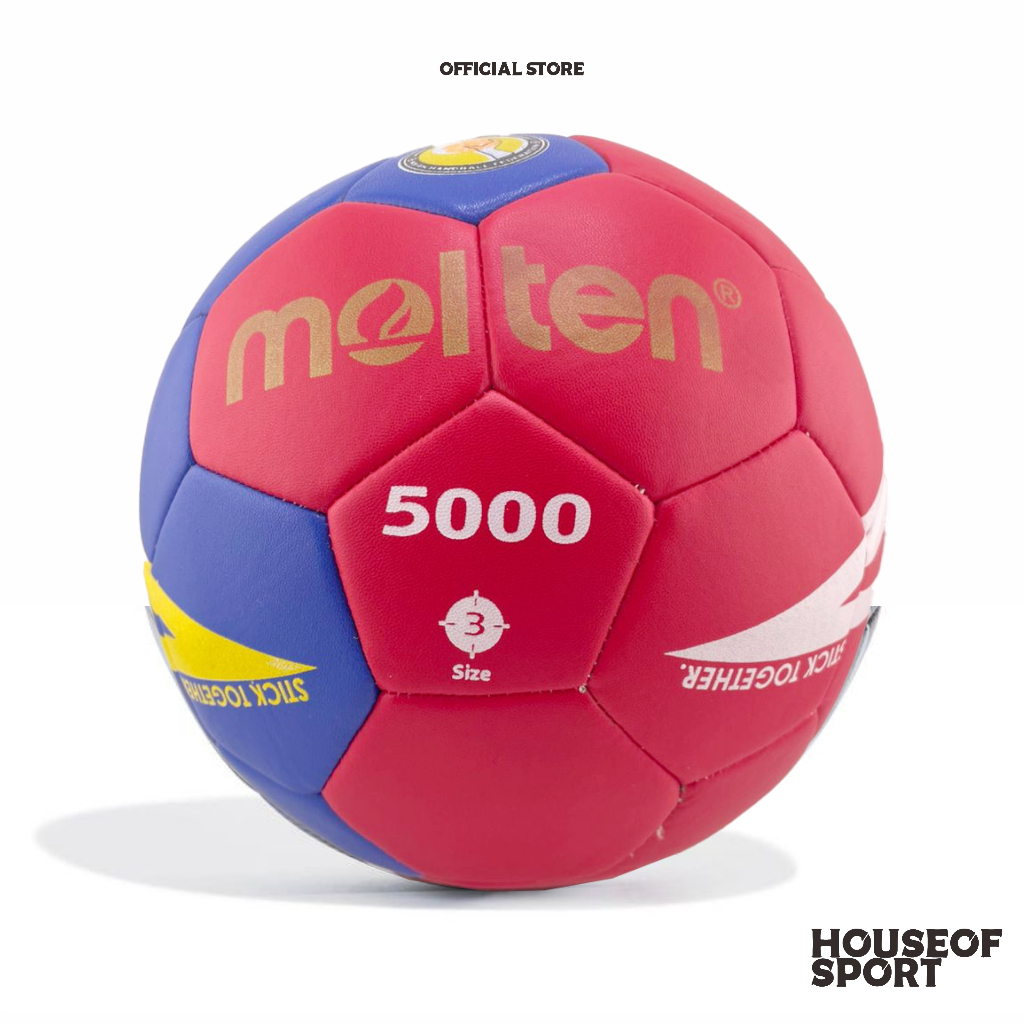 Molten HANDBALL 5000 เกมบอลหลอมเหลว IHF อย่างเป็นทางการ ขนาด 2 3