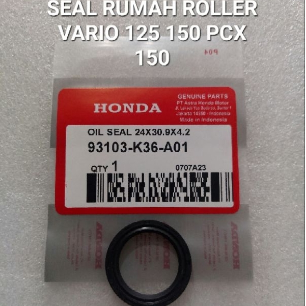 ซีลโรลเลอร์ Pcx 150 Vario 150 24x30.9x4.2 93103-K36-A01