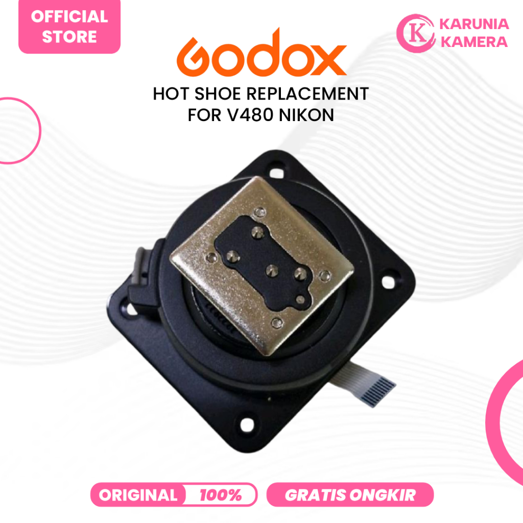 Godox Hot Shoe สําหรับ Godox V480 N สําหรับ NIKON Flash Hotshoe