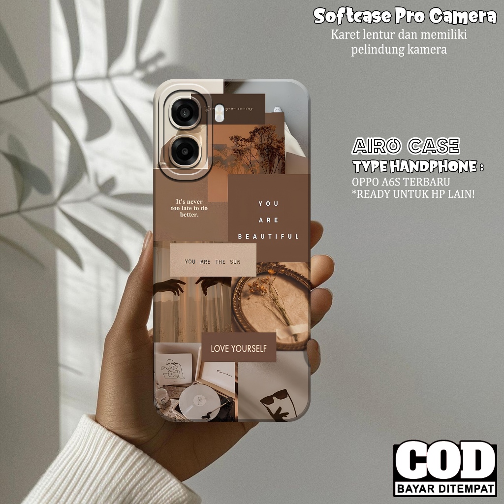 เคส Oppo A6S ล่าสุด - เคส Oppo A6S Softcase - เคสแฟชั่นความงาม - เคส Oppo A6S - เคส Pro Camera Softc