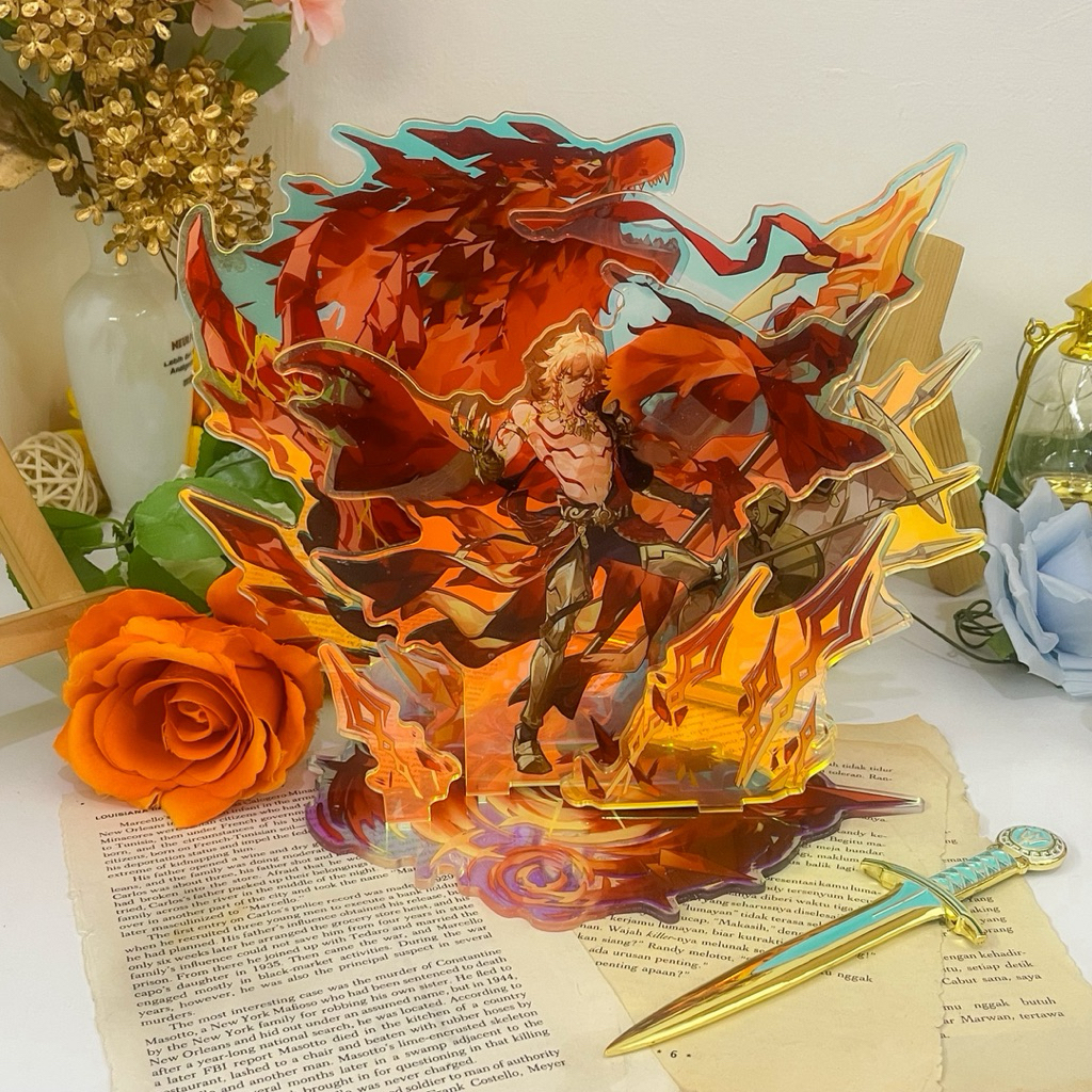 รางดาว Honkai ดั้งเดิม HSR Mydei Stande Stack โปร่งแสง