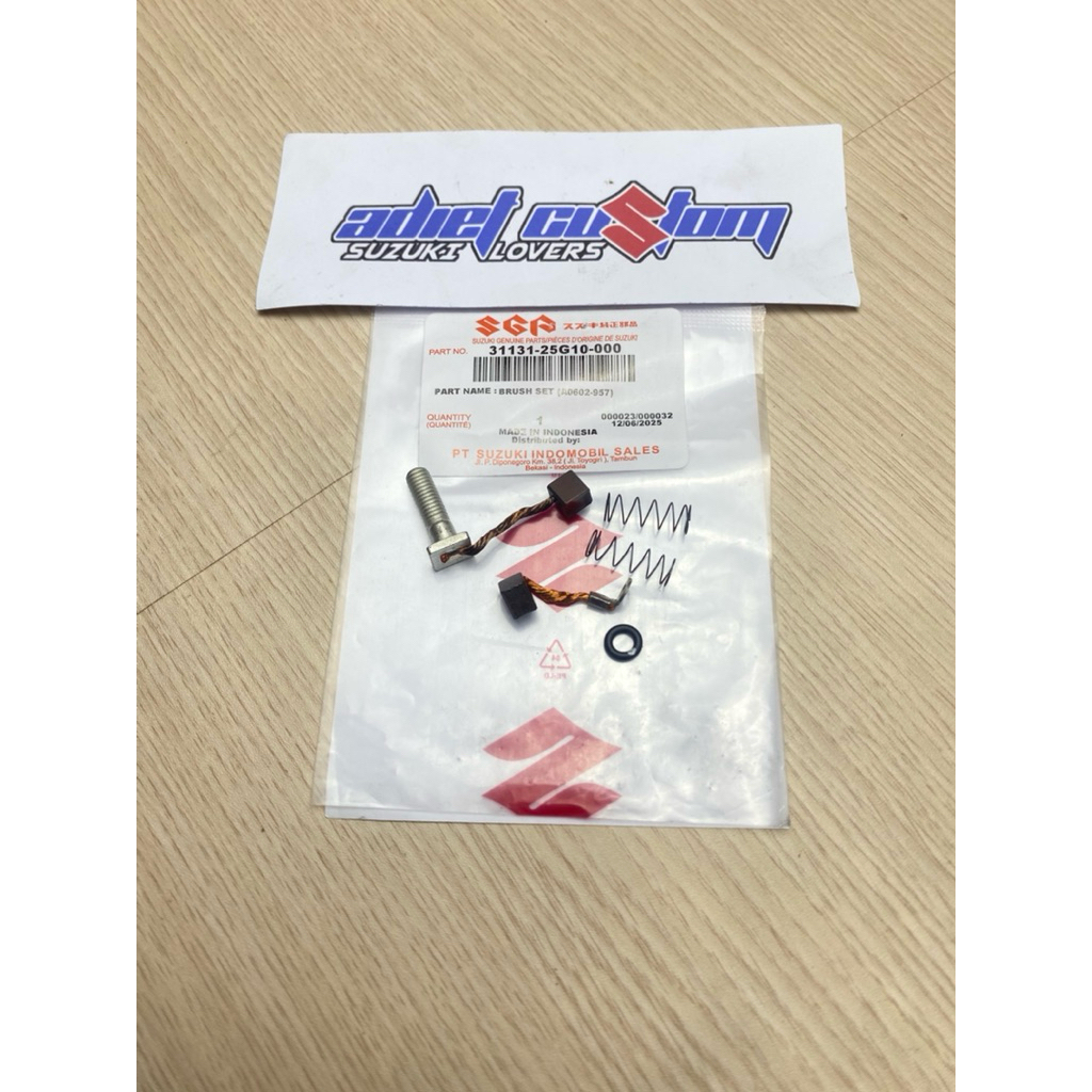 ชุดแปรง Bostel Starter Satria Fu FACELIFT ORIGINAL SGP 31131-25G10-000 Original Satria Fu Dynamo Cha