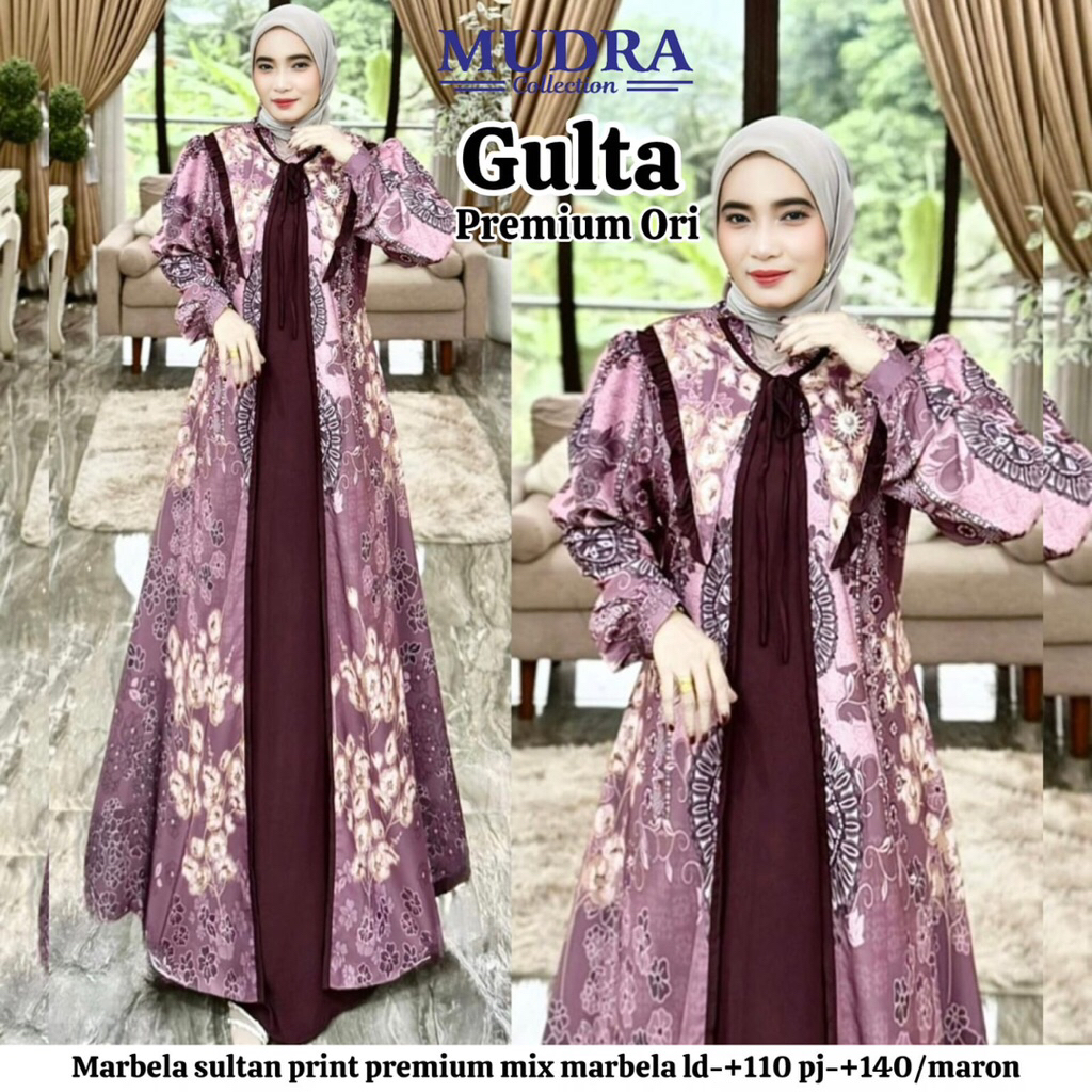GAMIS DRESS GULTA ORIGINAL BY MUDRA