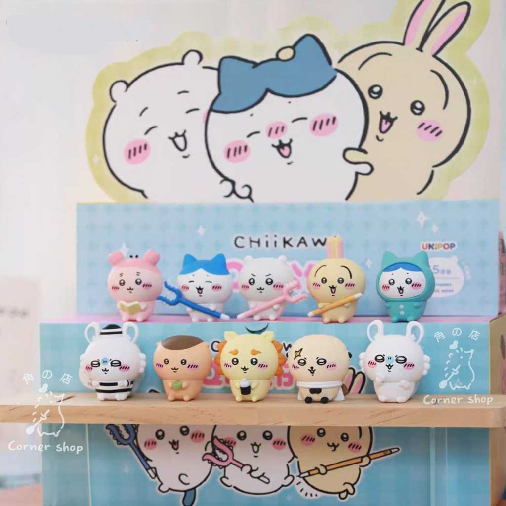 [ร้านมุม] 5 ชิ้นตุ๊กตา Chikawa Chikawa Cikawa Action Figure เค้กขนาดเล็ก Topper เค้กตกแต่งรูปปั้นแสด