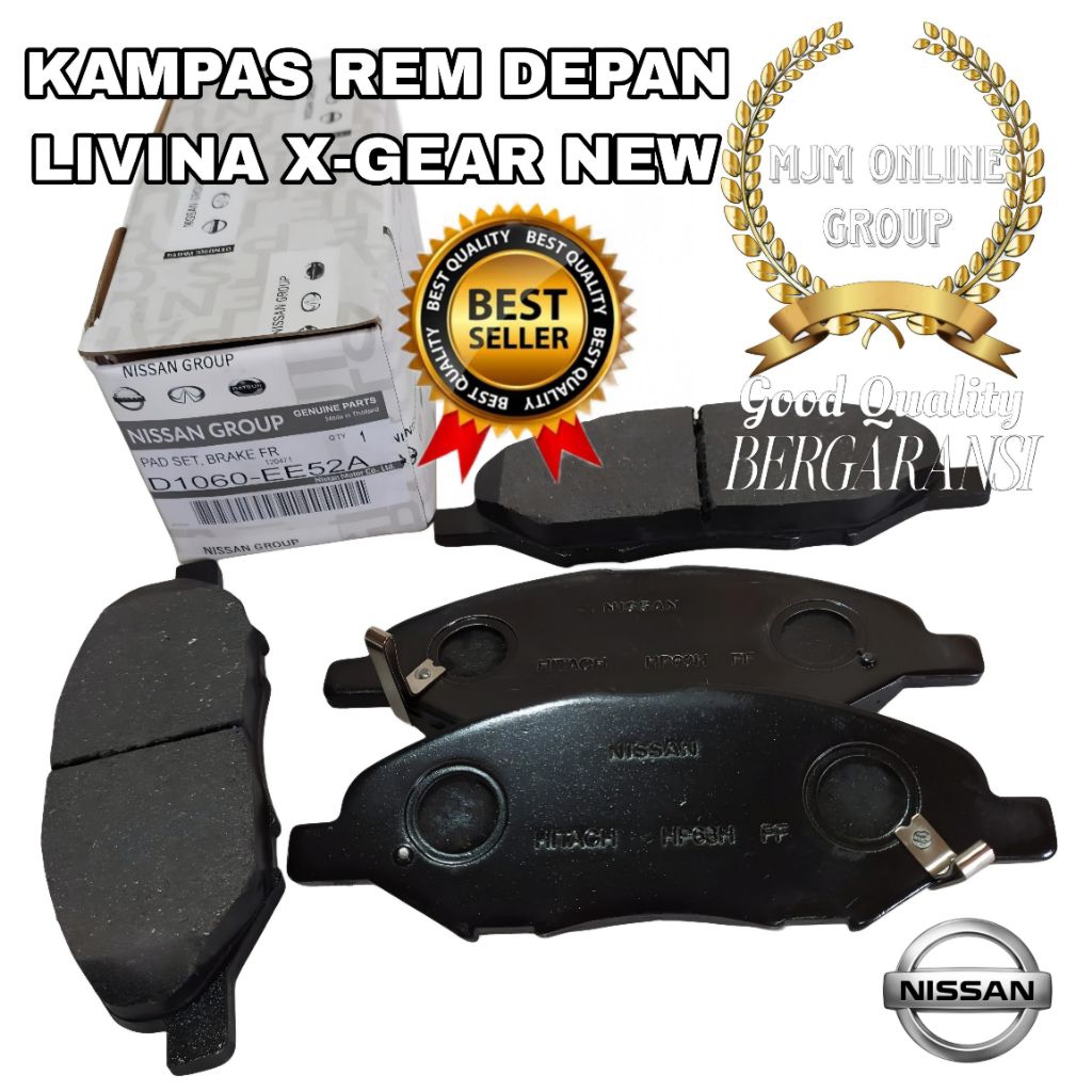 Livina Xgear ผ้าเบรคหน้าใหม่ 1 ชุด มีประกัน