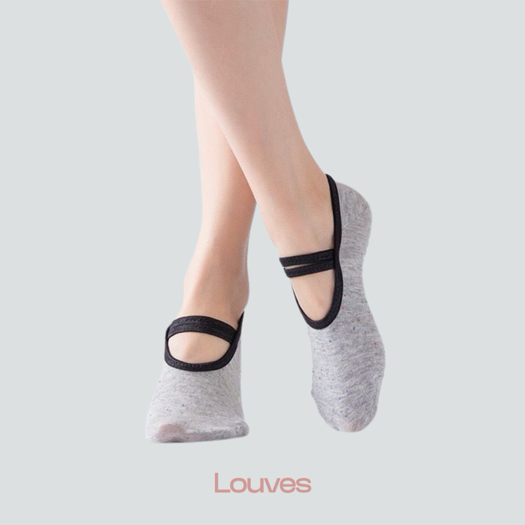 DOTS SOCKS - LOUVES - PILATES BALLET ANTI SLIP SOCKS
