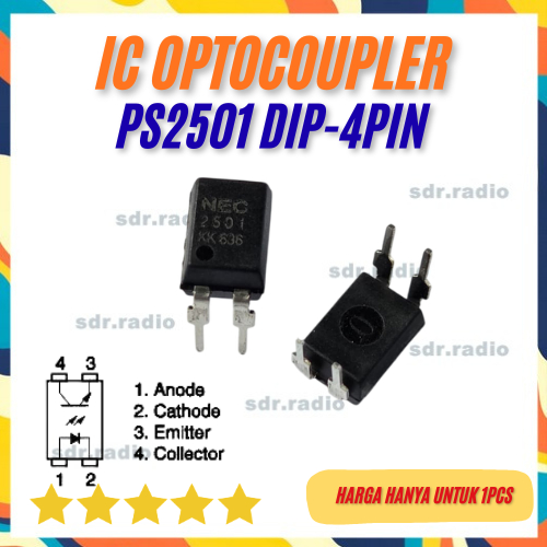 Optocoupler NEC2501 PS2501-1 DIP-4 Optocoupler 2501 จุ่ม 4pin