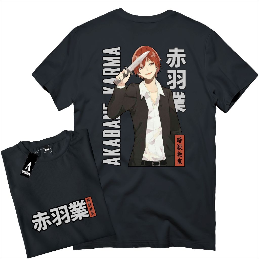 เสื้อยืดอนิเมะ Akabane Karma koro sensei ansatsu kyoushitsu Cotton Combed 30s Premium