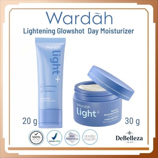 Wardah Lightening Glowshot Day Moisturizer - Light Niacinamide Day Cream | Krim Siang 30g dan 20 ml