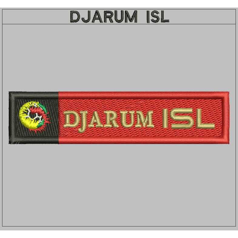 แพทช์สัญลักษณ์ Ready Djarum ISL คอมพิวเตอร์เย็บปักถักร้อย - CBI