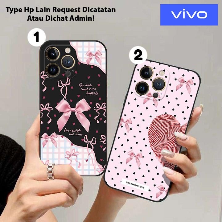 [MCF04] Softcase Square Motif Aesthetic สําหรับ VIVO Y22 Y21S Y17S Y20S Y12S Y15S VIVO V27E V9E V21 