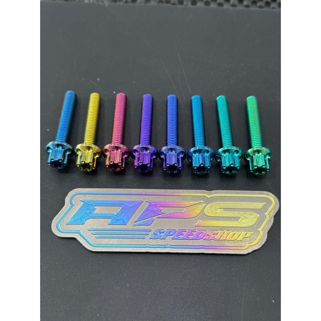 Titanium Bolt M6x40 Thread 10 Cnc Head Key Titanium Vietnam