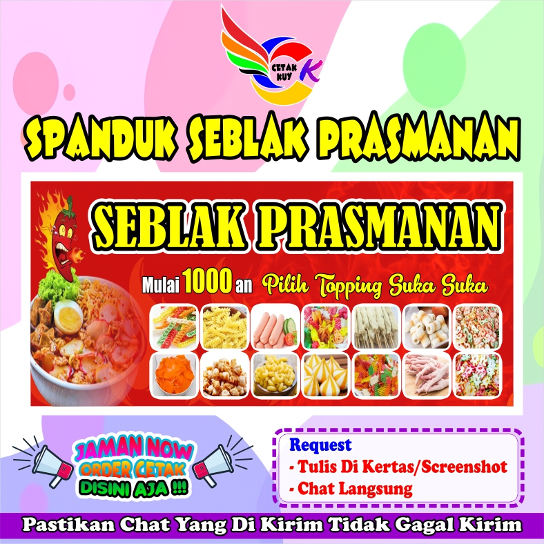 Buffet Seblak Banner / Buffet Seblak Banner / Seblak Banner CAN