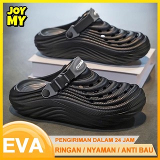Joymy Sepatu Sandal Karet Pria Terbaru Kekinian Empuk Cowok Casual Sendal Pria Olahraga Baim Premium Casual EVA