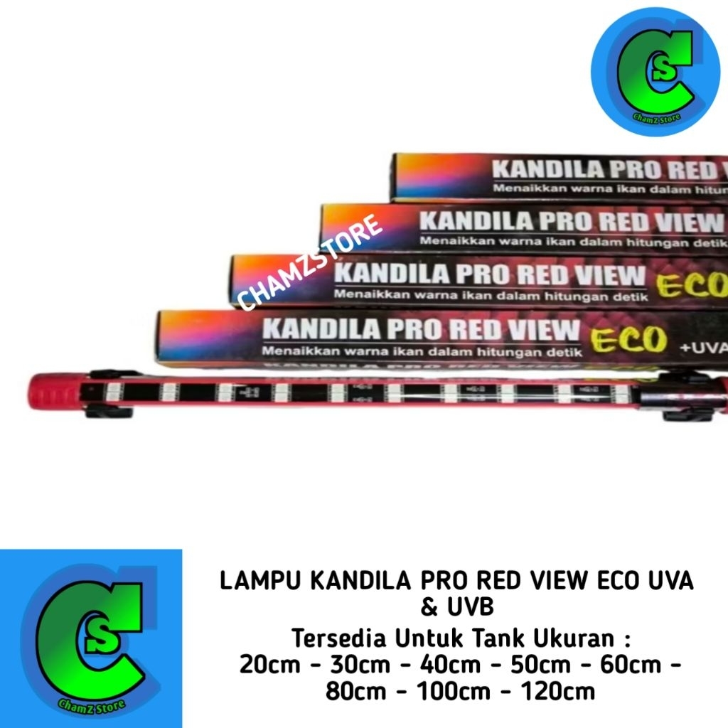 Kandila Pro Red View Eco Submersible Lamp 20cm, 30cm, 40cm, 50cm, 60cm, 80cm, 100cm, 120cm / Kandila Pro Red View Eco Lamp